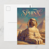 Die Große Sphinx von Gizeh Ägypten Postkarte (Vorne/Hinten)