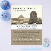 Die große Sphinx von Gizeh, Ägypten, Reiseagentur Flyer (Einzeln)