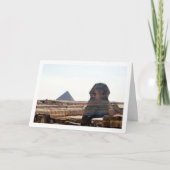 Die große Sphinx von Gizeh, Pyramiden von Gizeh, K Karte (Vorderseite)