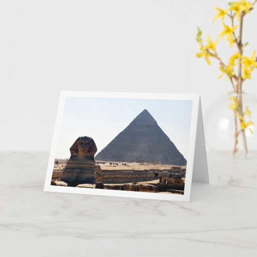 Die große Sphinx von Gizeh, Pyramiden von Gizeh, K Karte (Gelbe Blume)