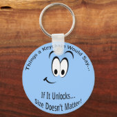 Die Größe spielt keinen Lt-Schlüsselanhänger Schlüsselanhänger (Vorderseite)