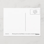 Die große Spirale1 Postkarte (Rückseite)