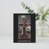 Die große Statue von Bartholdi Postkarte (Stehend Vorderseite)