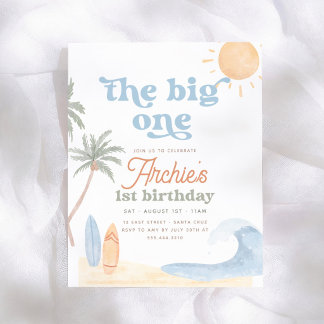 Die große Surf-Einladung zum 1. Geburtstag im Budg