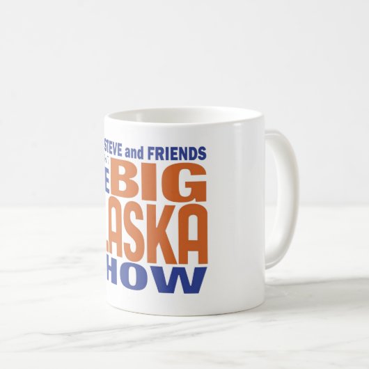 Die große Tasse des Alaska-Logos (VorderseiteRechts)