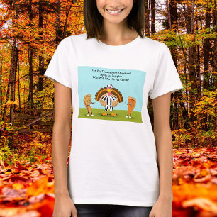 Die große Thanksgiving-Showdown Kürbis und Apfel T-Shirt