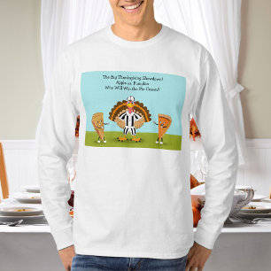 Die große Thanksgiving-Showdown Kürbis und Apfel T-Shirt
