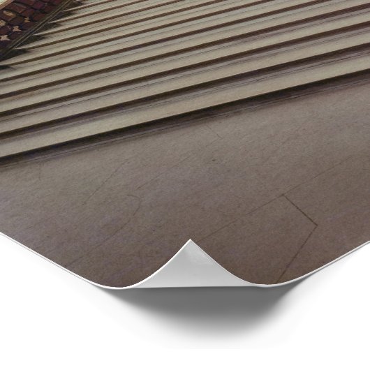 Die große Treppe der Oper-Garnier Poster (Ecke)