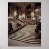 Die große Treppe der Oper-Garnier Poster (Vorne)