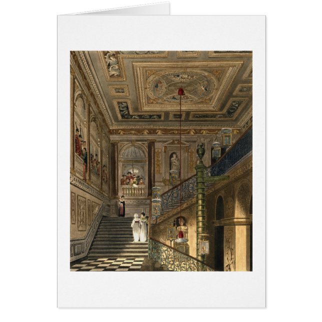 Die große Treppe im Kensington Palace von Pyne (Vorne)