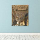 Die große Treppe im Kensington Palace von Pyne Leinwanddruck (Insitu (Holzboden))