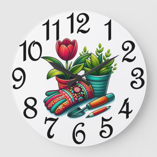 Die große Uhr der Gärtner (Vorderseite)