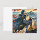 die große Wand der China Art Card (Vorne/Hinten)