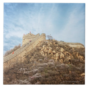 Die große Wand der China außerhalb Pekings Fliese