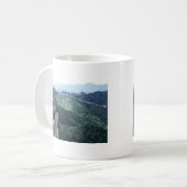 Die große Wand der China nahe Peking Kaffeetasse (Vorderseite Links)