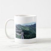 Die große Wand der China nahe Peking Kaffeetasse (Links)