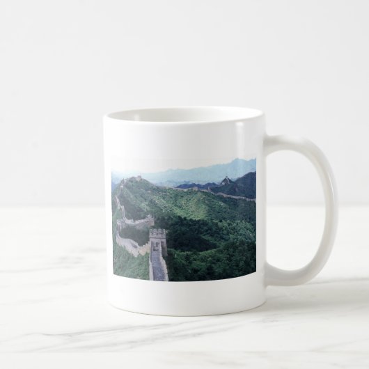 Die große Wand der China nahe Peking Kaffeetasse (Rechts)