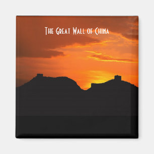 Die große Wand der China (Sonnenuntergang) Magnet