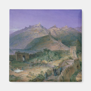 Die große Wand von China, 1886 (w/c) Magnet