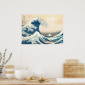 Die große Welle ab Kanagawa Poster (Küche)