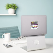 Die große Welle Aufkleber (Laptop auf Schreibtisch)