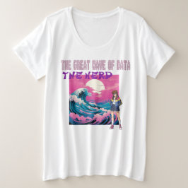 Die große Welle der Daten Größe T-Shirt