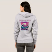 Die große Welle der Daten Hoodie (Schwarz voll)