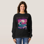 Die große Welle der Daten Sweatshirt (Vorne ganz)
