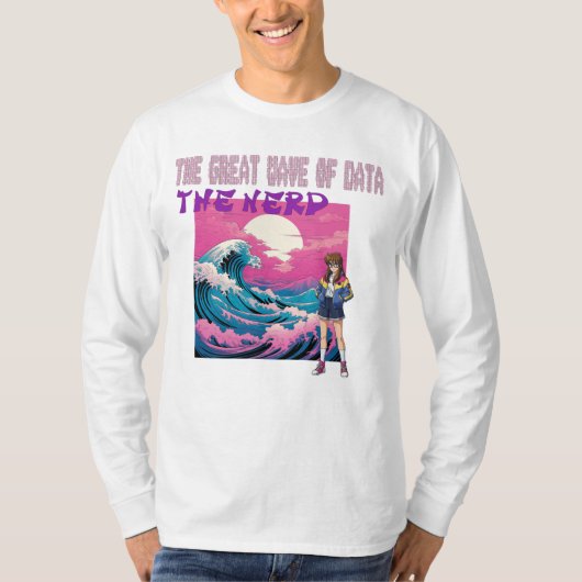Die große Welle der Daten T-Shirt (Vorderseite)