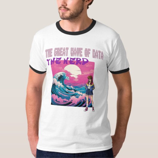 Die große Welle der Daten T-Shirt (Vorderseite)