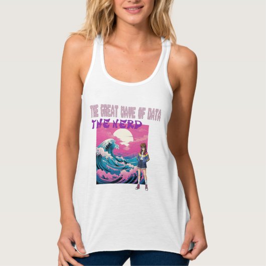 Die große Welle der Daten Tank Top (Vorderseite)