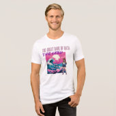 Die große Welle der Daten Tri-Blend Shirt (Vorderseite voll)