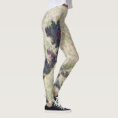 Die große Welle der Honeydew Melon Kunsthandwerk Leggings (Rechts)