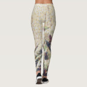 Die große Welle der Honeydew Melon Kunsthandwerk Leggings (Rückseite)