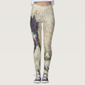 Die große Welle der Honeydew Melon Kunsthandwerk Leggings (Vorderseite)