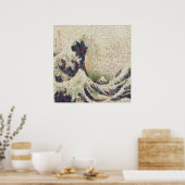 Die große Welle der Honeydew Melon Kunsthandwerk Poster (Küche)