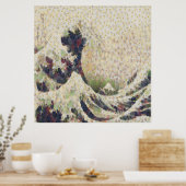 Die große Welle der Honeydew Melon Kunsthandwerk Poster (Küche)