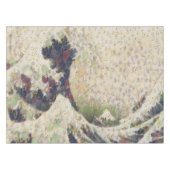 Die große Welle der Honeydew Melon Kunsthandwerk Tischdecke (Vorderseite (Horizontal))