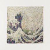 Die große Welle der Honeydew Melon Kunsthandwerk Wandteppich (Vorderseite)