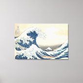 Die große Welle der japanischen Kunst vor Kanagawa Leinwanddruck (Vorderseite)