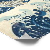 Die große Welle der japanischen Kunst vor Kanagawa Poster (Ecke)