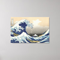 Die große Welle der Kunst der Leinwand Kanagawa