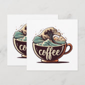 Die große Welle des Kaffees (Vorne/Hinten)