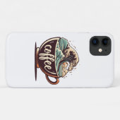 Die große Welle des Kaffees Case-Mate iPhone Hülle (Rückseite (Horizontal))
