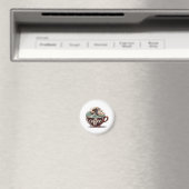 Die große Welle des Kaffees Magnet (In Situ (Geschirrspüler))