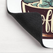 Die große Welle des Kaffees Mousepad (Ecke)
