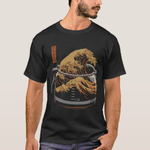 Die große Welle des Kaffees T-Shirt