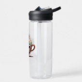 Die große Welle des Kaffees Trinkflasche (Links)