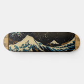 Die große Welle des Vintagen japanischen Künstlers Skateboard (Horizontal)