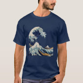 Die große Welle durch Hokusai Grafik-T - Shirt (Vorderseite)